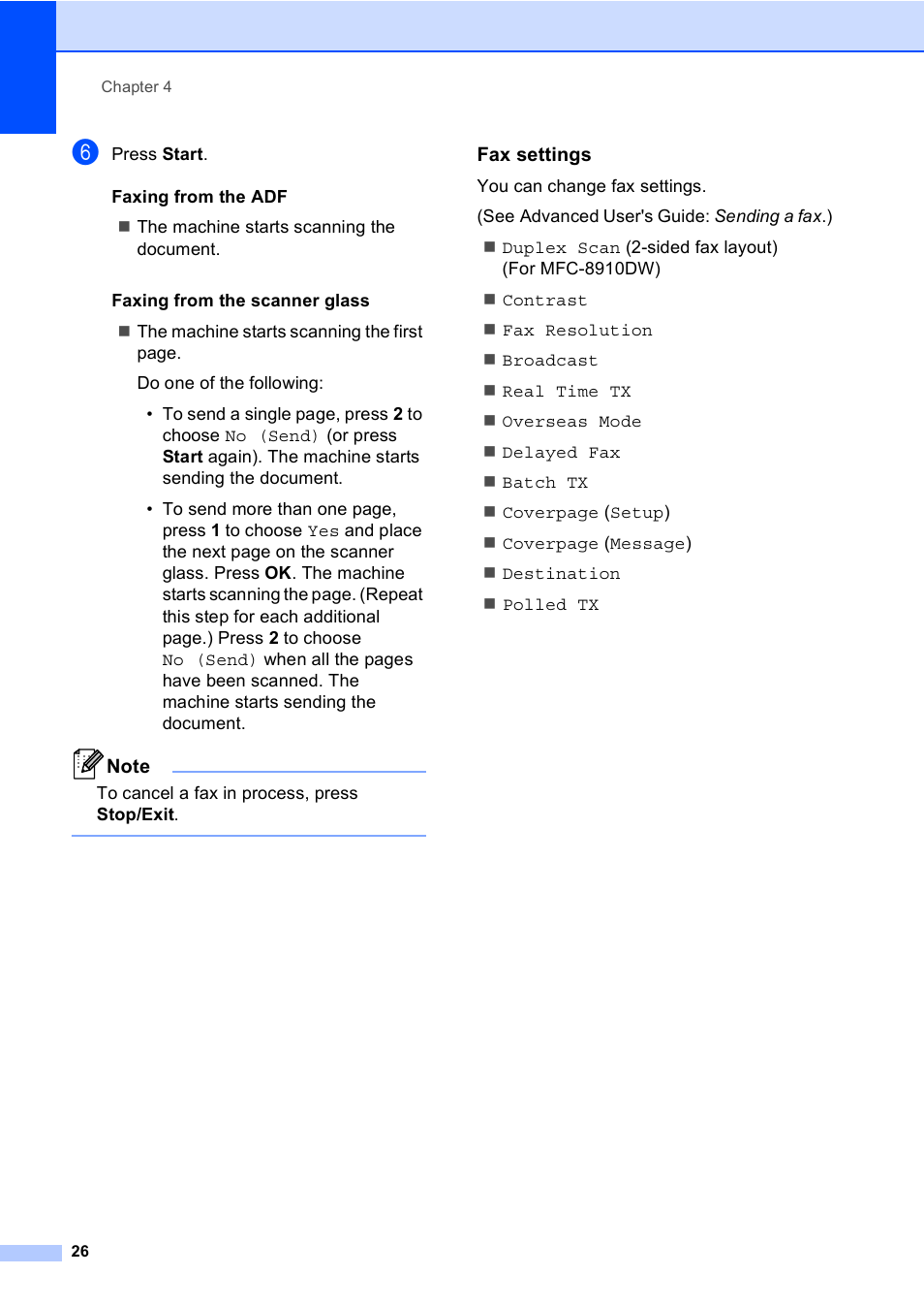 Brother MFC-8510DN User Manual | Page 34 / 181