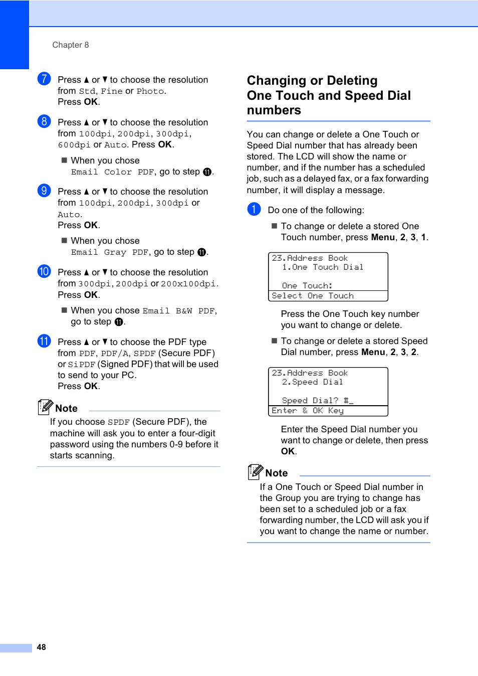 Brother MFC-8510DN User Manual | Page 56 / 181