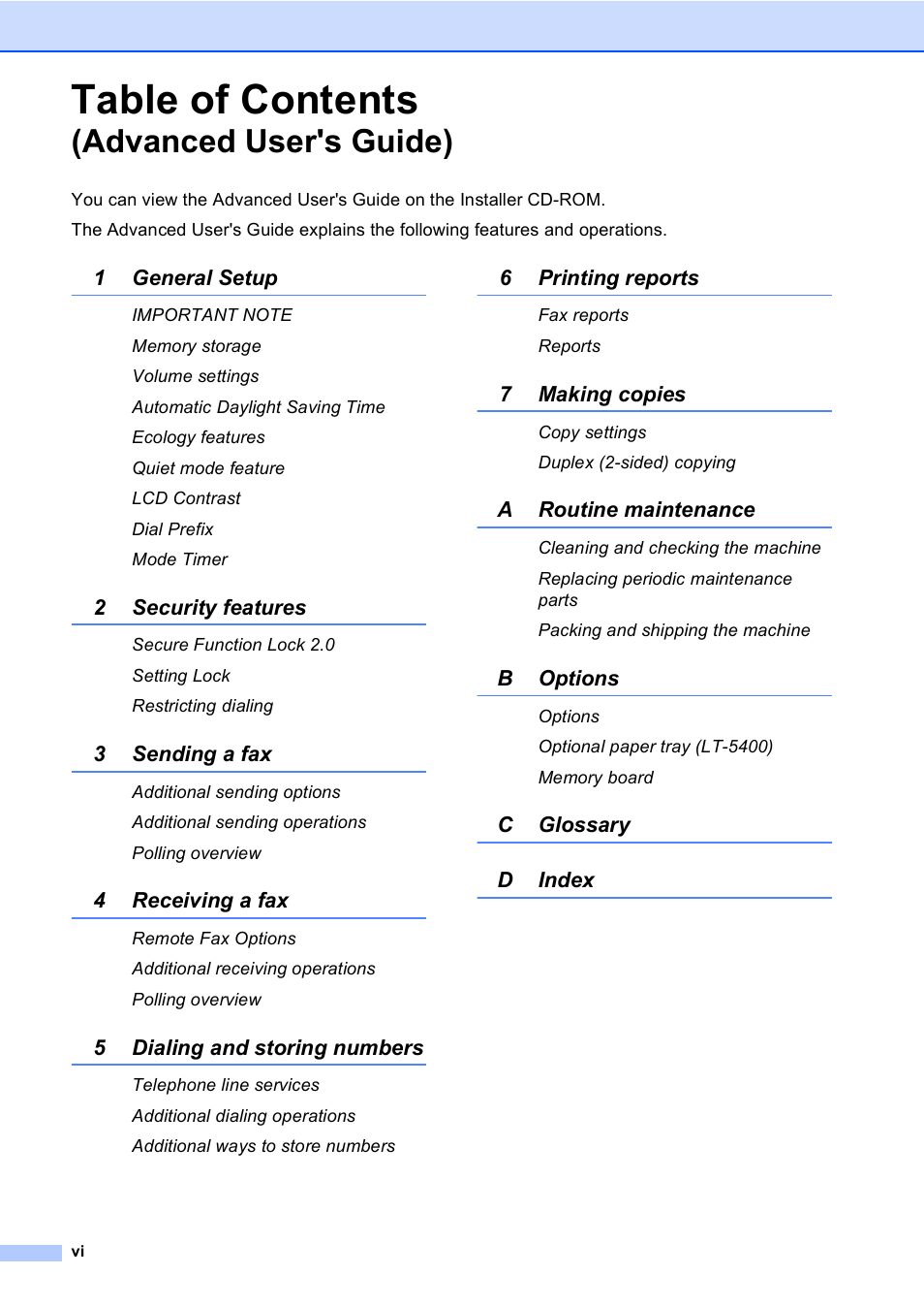 Brother MFC-8510DN User Manual | Page 8 / 181