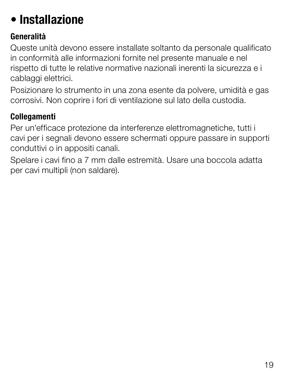 Installazione | Weidmuller wavePak - Configurable singal isolator-converter User Manual | Page 19 / 28