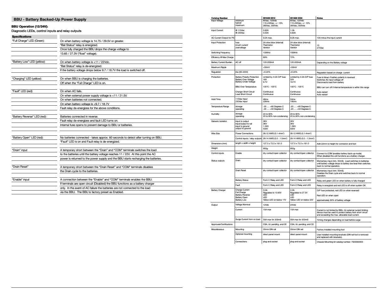 Bbu - battery backed-up power supply | Weidmuller Battery Back Up User Manual | Page 2 / 2