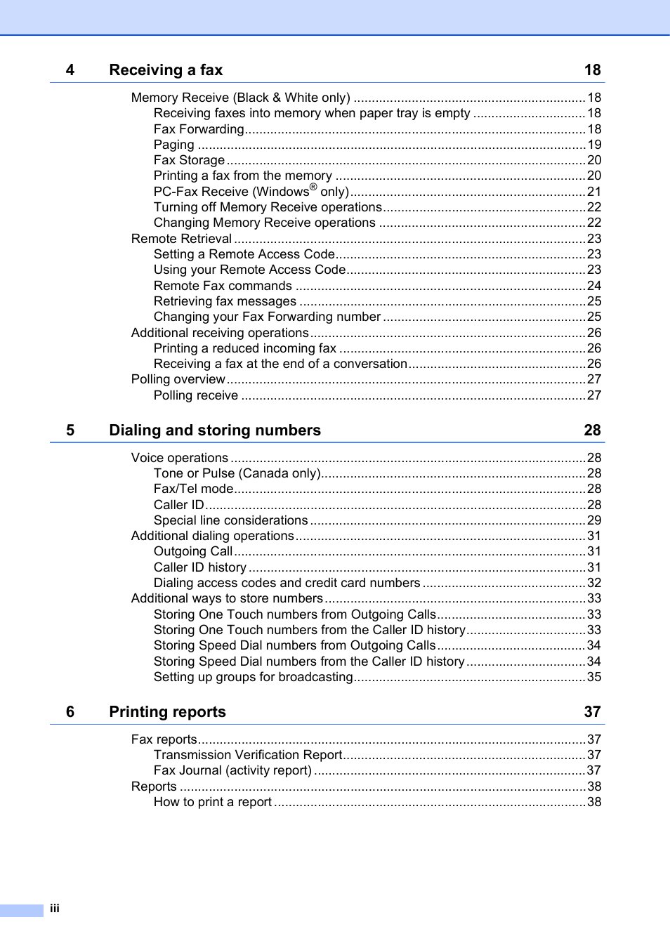 Brother VERSION 0 MFC-J6510DW User Manual | Page 4 / 89