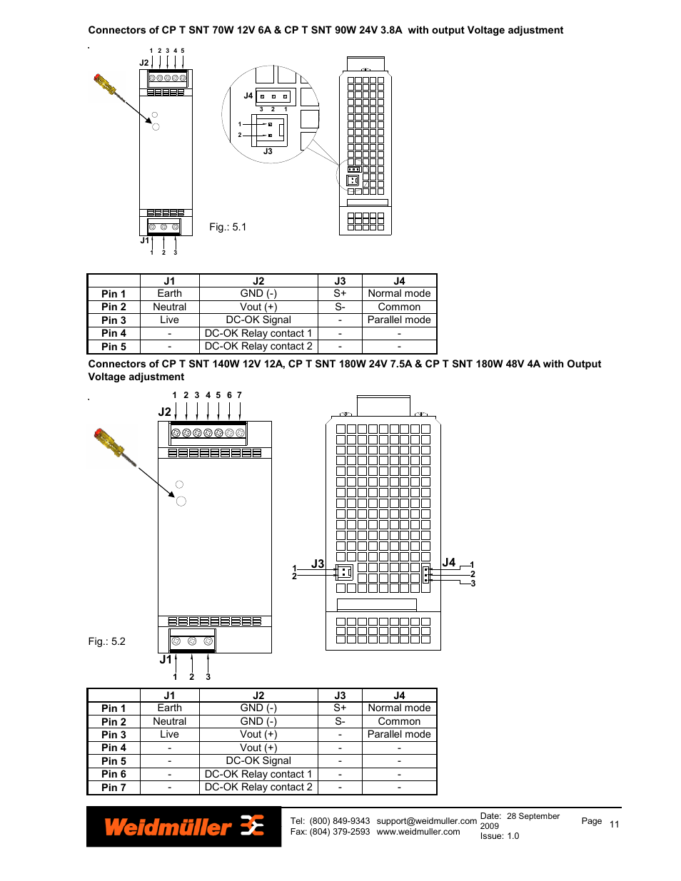 Weidmuller PRO-H Series Power Supplies User Manual | Page 11 / 13