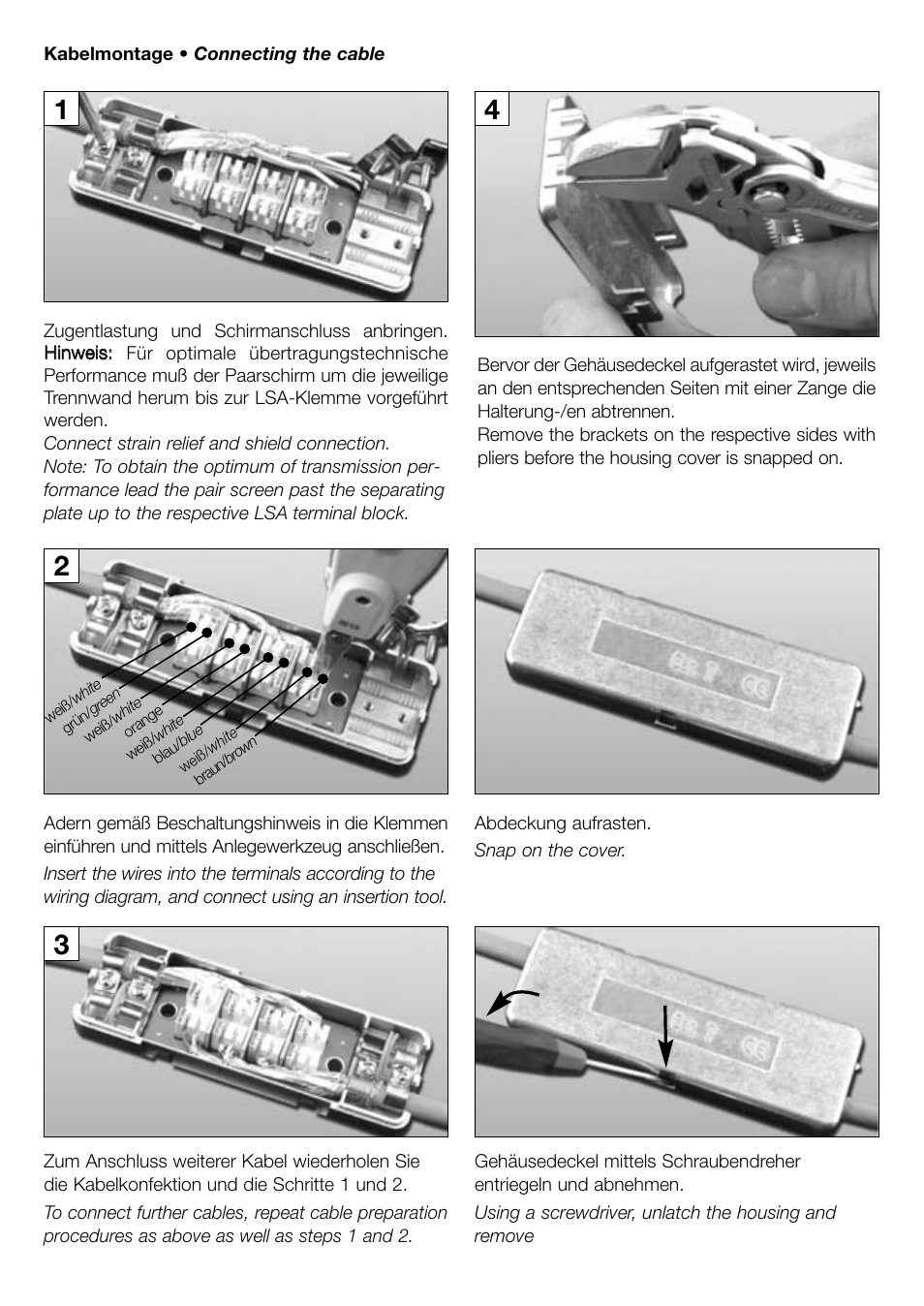 Weidmuller IE-CCM Cable Extension Module User Manual | Page 3 / 4