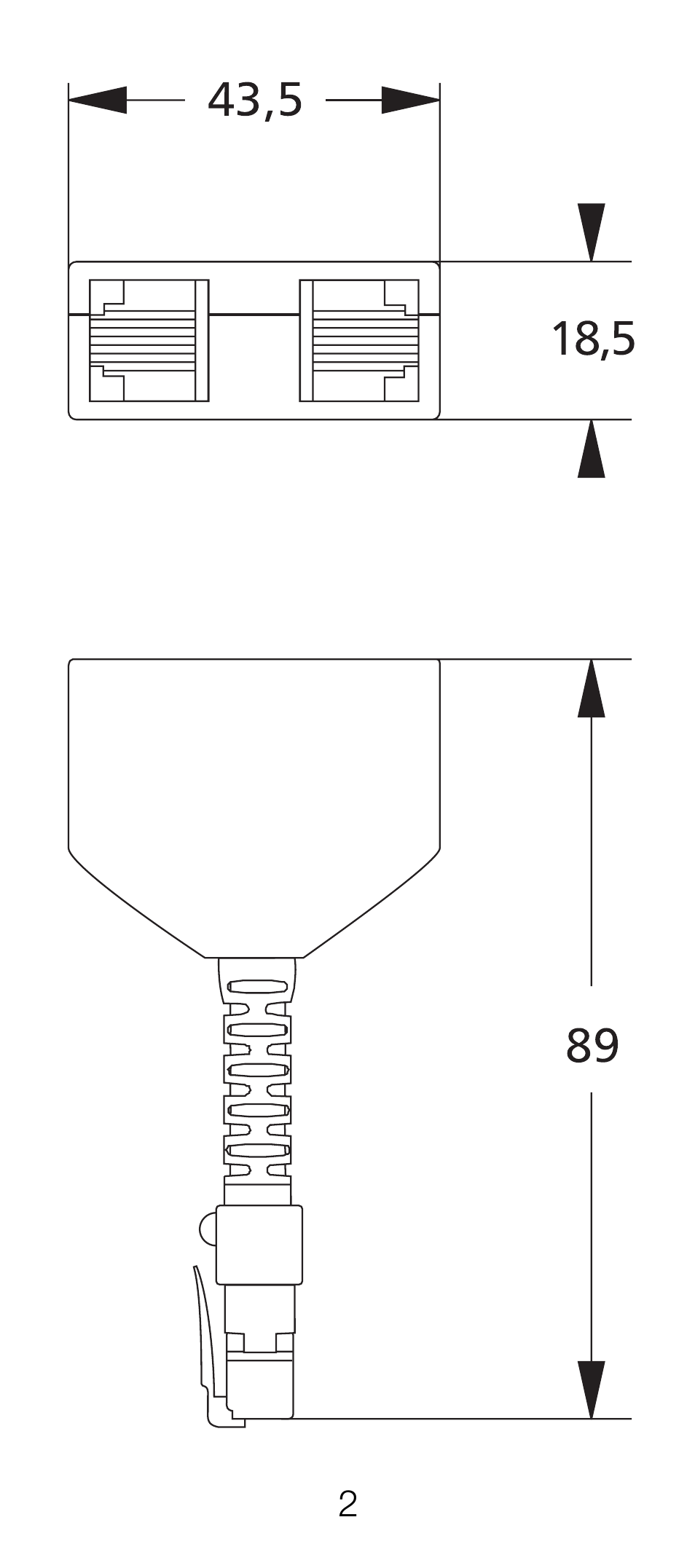 Weidmuller IE-CSM Cable Sharing Module User Manual | Page 2 / 6