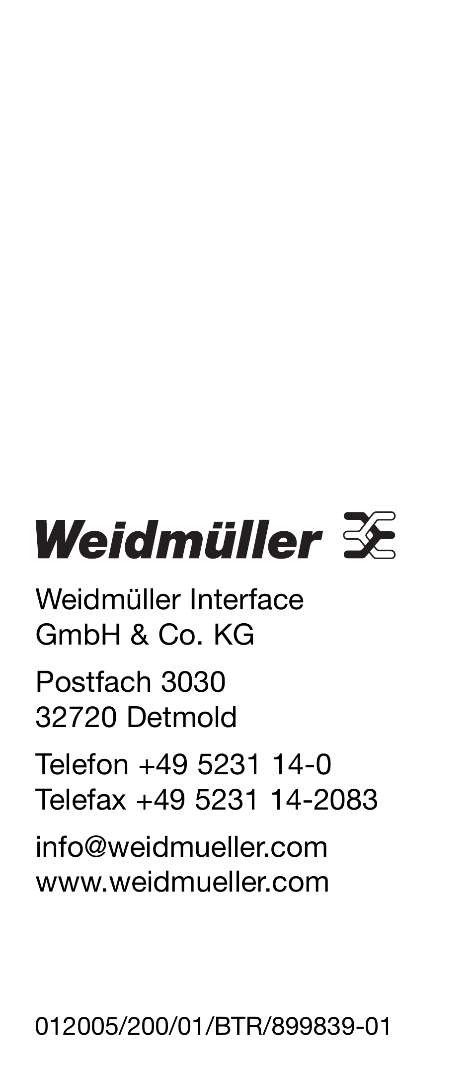 Weidmuller IE-CSM Cable Sharing Module User Manual | Page 6 / 6
