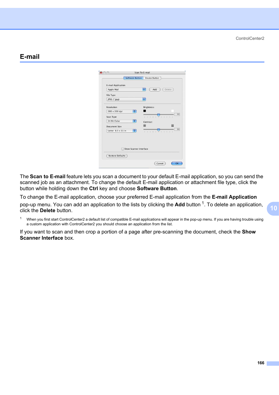 E-mail, 10 e-mail | Brother MFC-7340 User Manual | Page 173 / 199