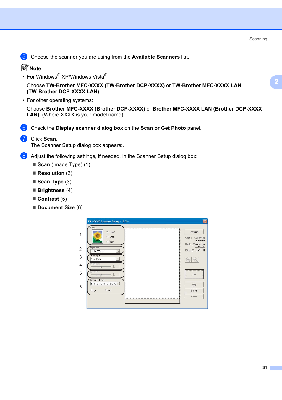 Brother MFC-7340 User Manual | Page 38 / 199