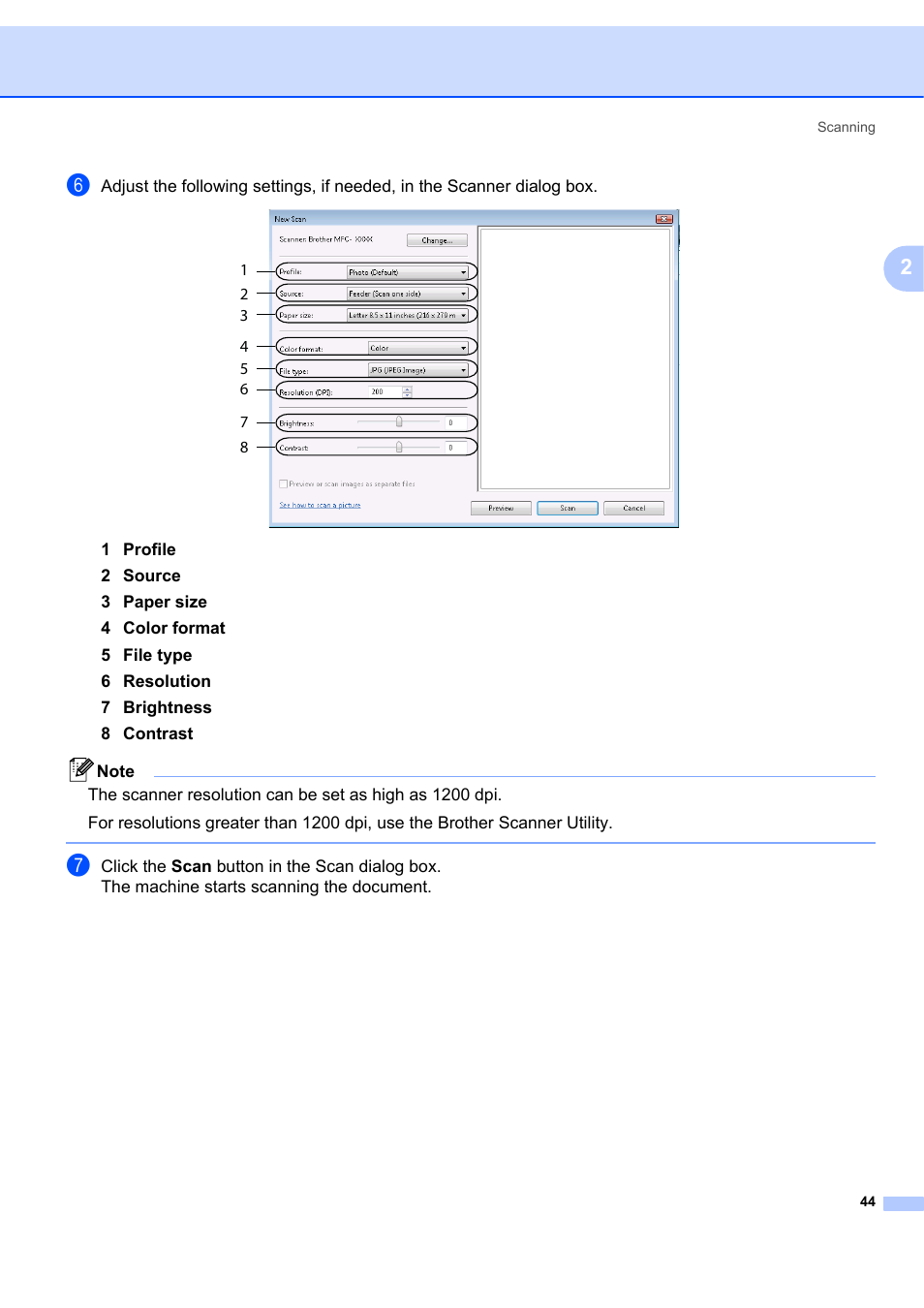 Brother MFC-7340 User Manual | Page 51 / 199