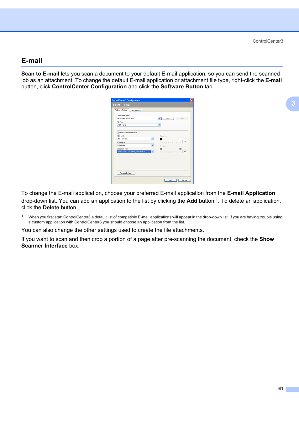 E-mail, 3e-mail | Brother MFC-7340 User Manual | Page 68 / 199