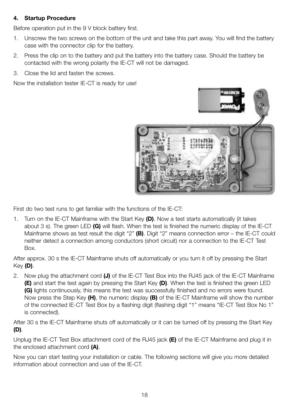 Weidmuller IE-CT Cable and Installation Tester User Manual | Page 6 / 15