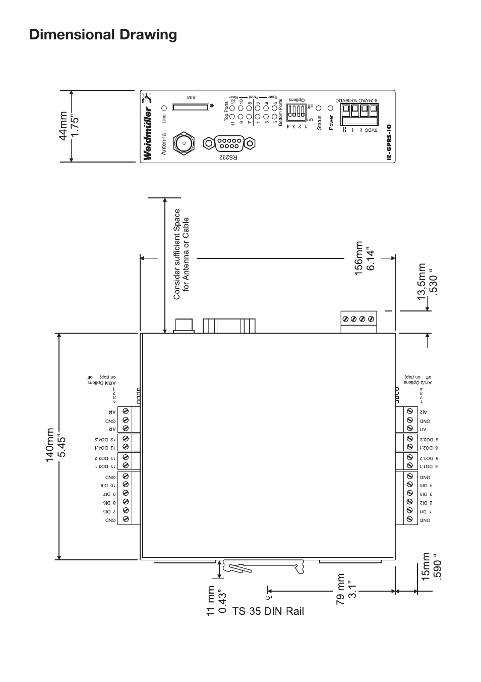 Weidmuller IE-GPRS-I/O User Manual | Page 4 / 11