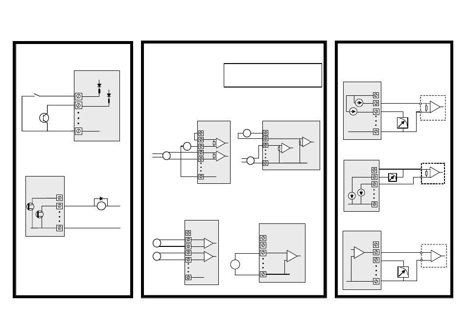 Wiring, Wi-i/o-ex-1-s-xx quick setup guide - wiring, Wi-i/o-ex-1-s-11 | Digital inputs, Differential current inputs, Current source output, Current sink output, Voltage output, Warning | Weidmuller WI-I/O EX-1-S: Wireless I/O Expansion Modules Quick Setup v.1.12 User Manual | Page 2 / 2