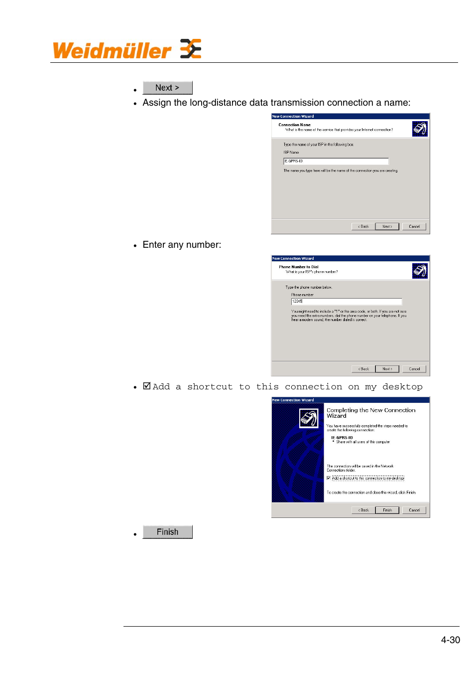 Configuration | Weidmuller GPRS Alarm Unit User Manual | Page 32 / 94