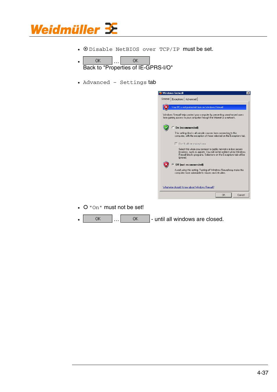 Configuration | Weidmuller GPRS Alarm Unit User Manual | Page 39 / 94