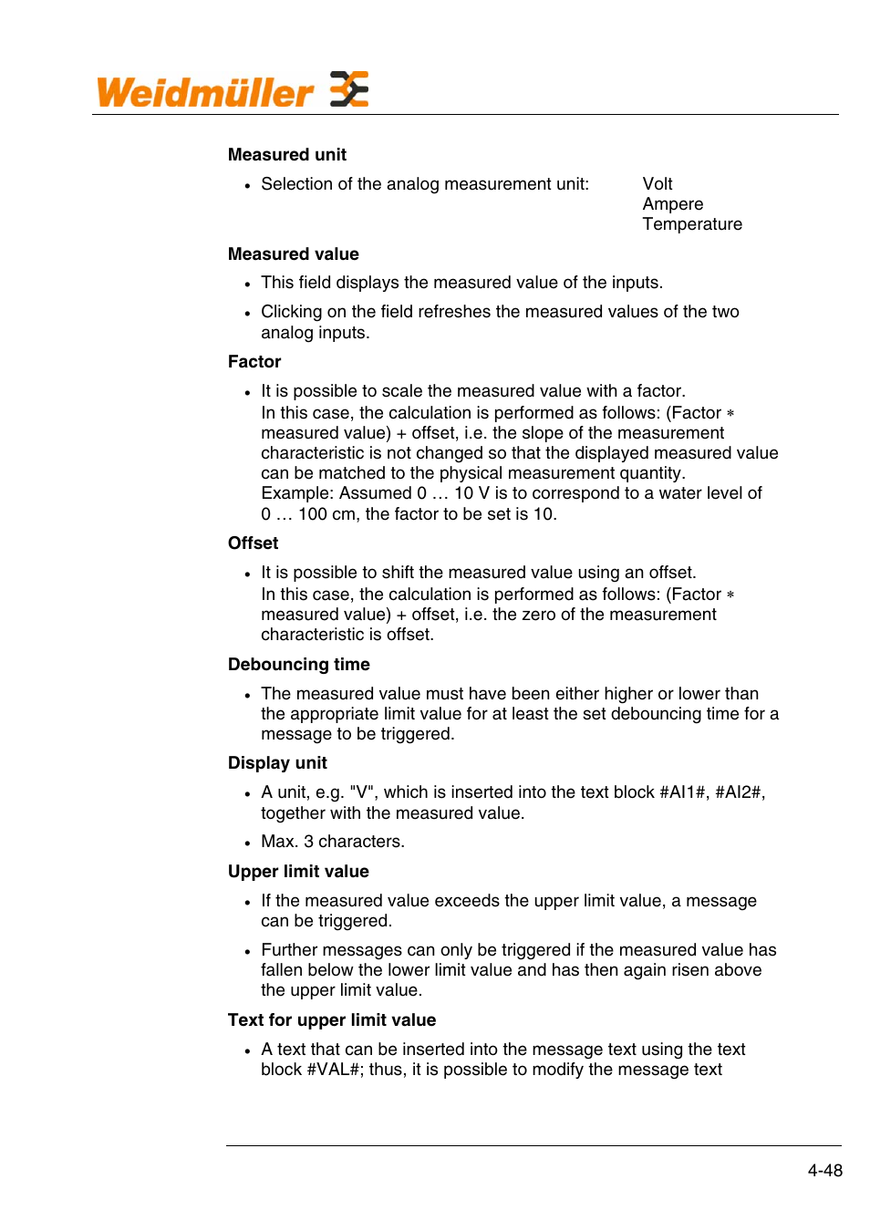 Configuration | Weidmuller GPRS Alarm Unit User Manual | Page 50 / 94