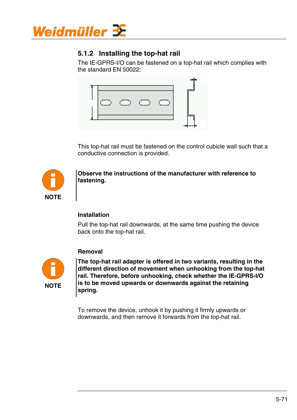 Weidmuller GPRS Alarm Unit User Manual | Page 73 / 94