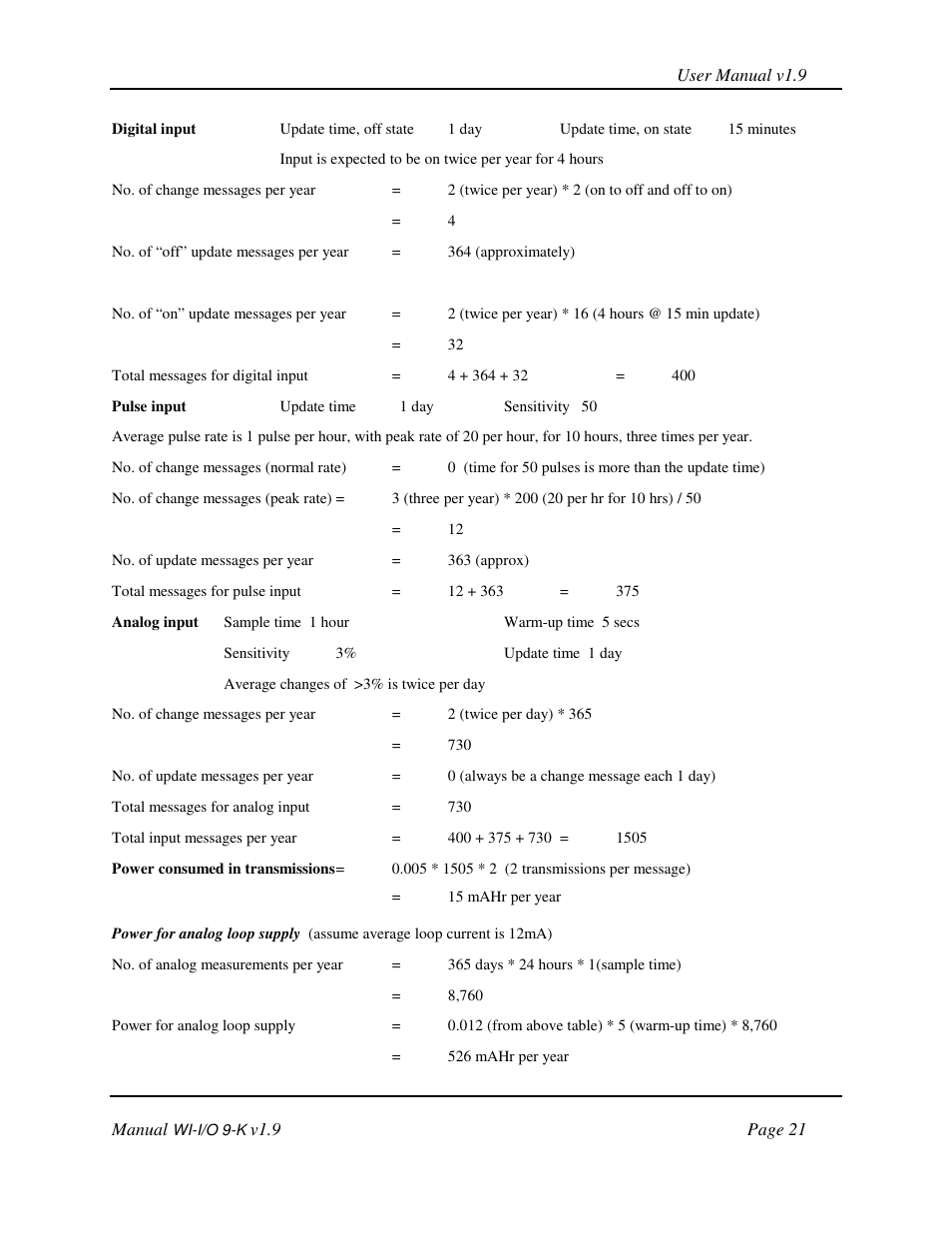 Weidmuller WI-I/O 9-K: Wireless I/O Transmitter v1.9 User Manual | Page 21 / 53