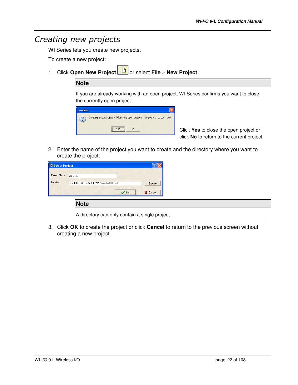 Weidmuller WI-I/O 9-L: Wireless I/O Transmitter / Receiver v1.3 User Manual | Page 22 / 108