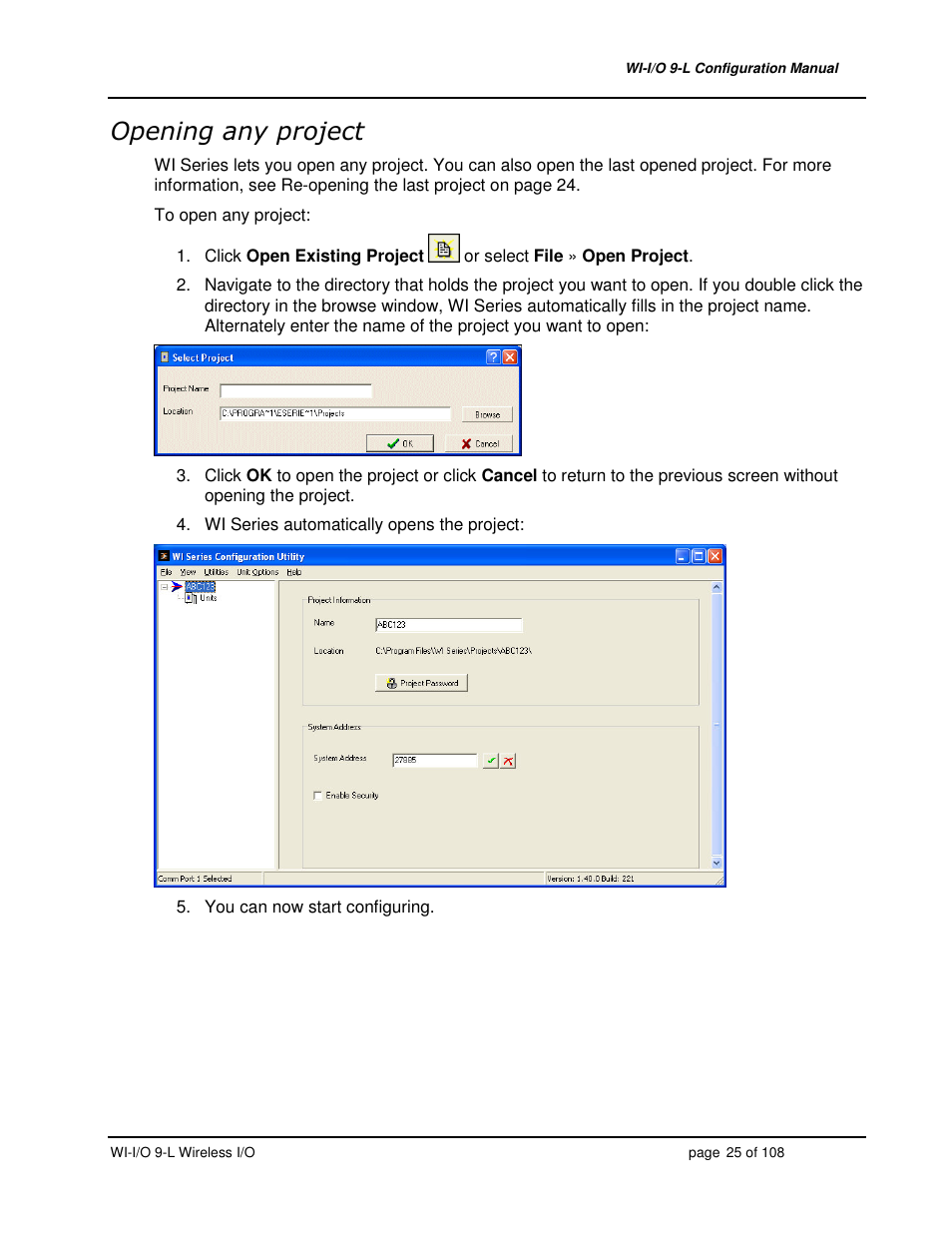 Weidmuller WI-I/O 9-L: Wireless I/O Transmitter / Receiver v1.3 User Manual | Page 25 / 108