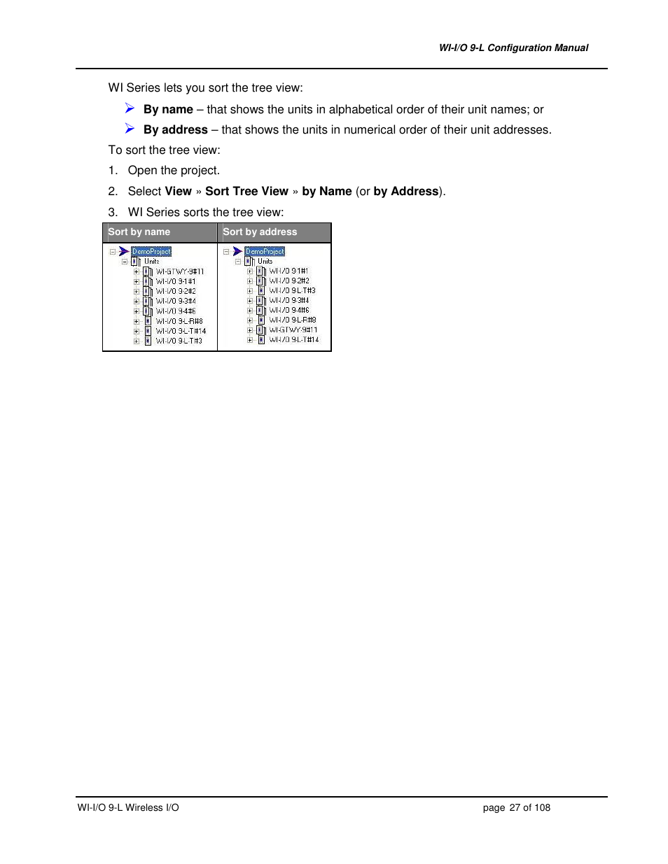 Weidmuller WI-I/O 9-L: Wireless I/O Transmitter / Receiver v1.3 User Manual | Page 27 / 108