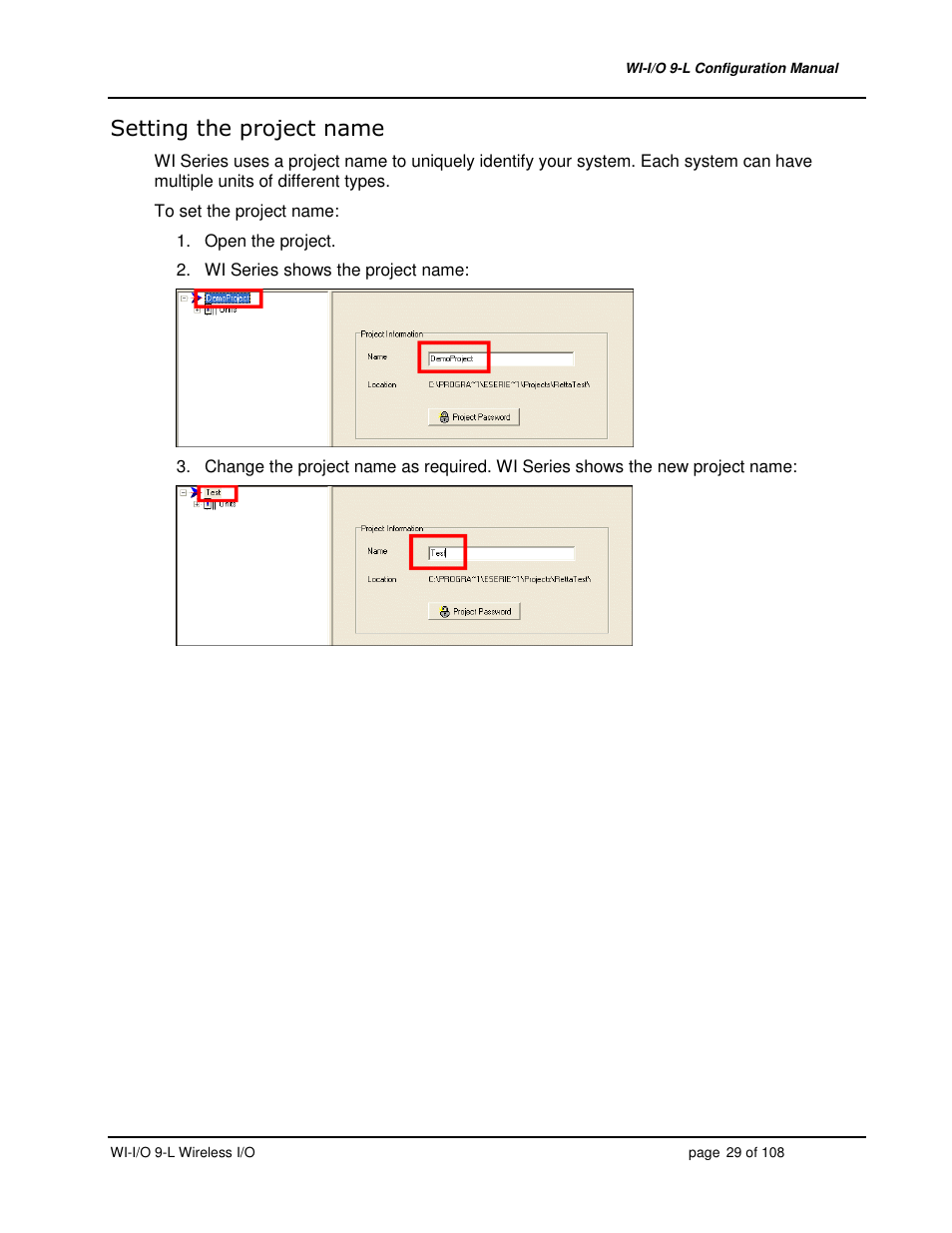 Weidmuller WI-I/O 9-L: Wireless I/O Transmitter / Receiver v1.3 User Manual | Page 29 / 108