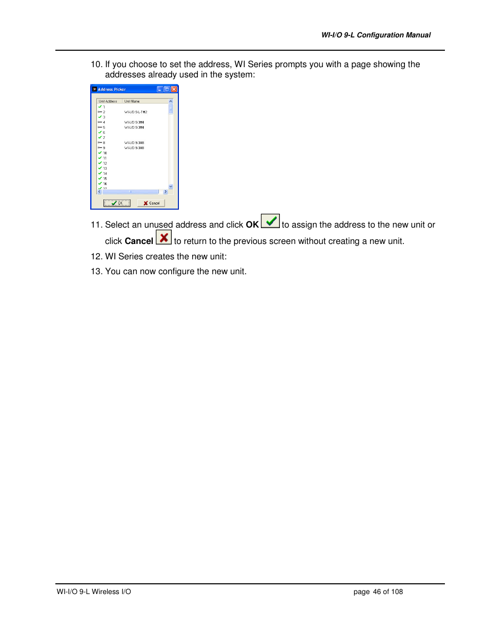Weidmuller WI-I/O 9-L: Wireless I/O Transmitter / Receiver v1.3 User Manual | Page 46 / 108