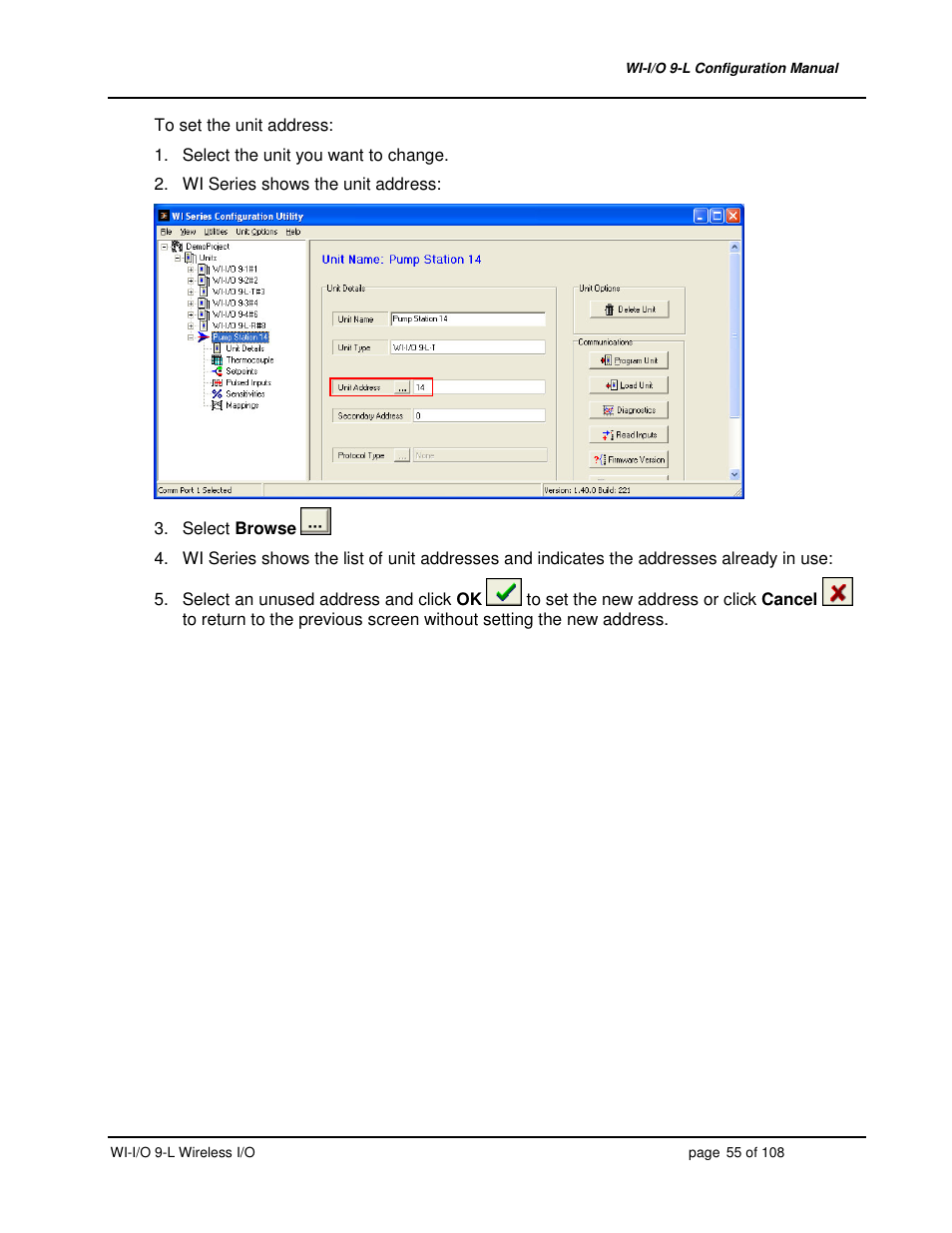 Weidmuller WI-I/O 9-L: Wireless I/O Transmitter / Receiver v1.3 User Manual | Page 55 / 108