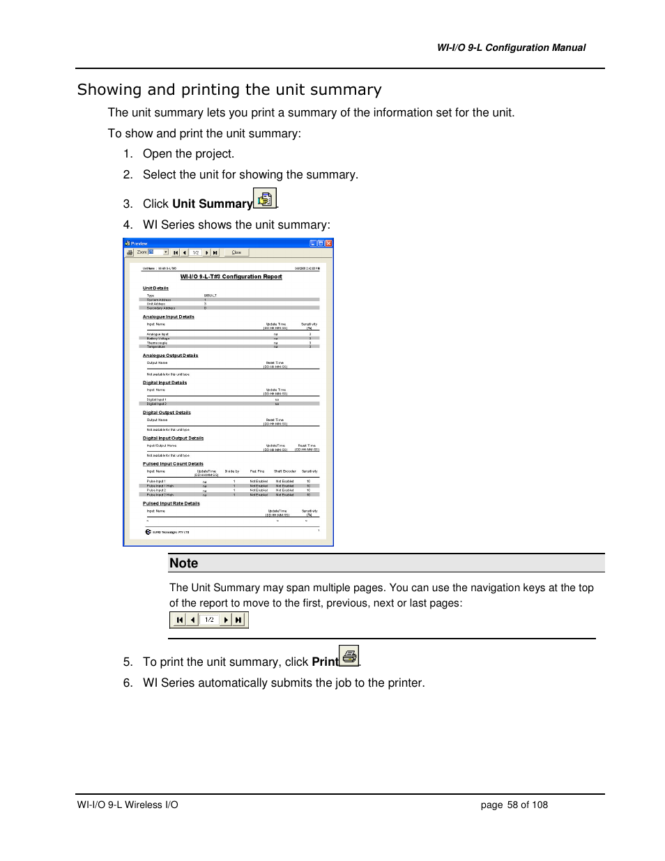 Weidmuller WI-I/O 9-L: Wireless I/O Transmitter / Receiver v1.3 User Manual | Page 58 / 108