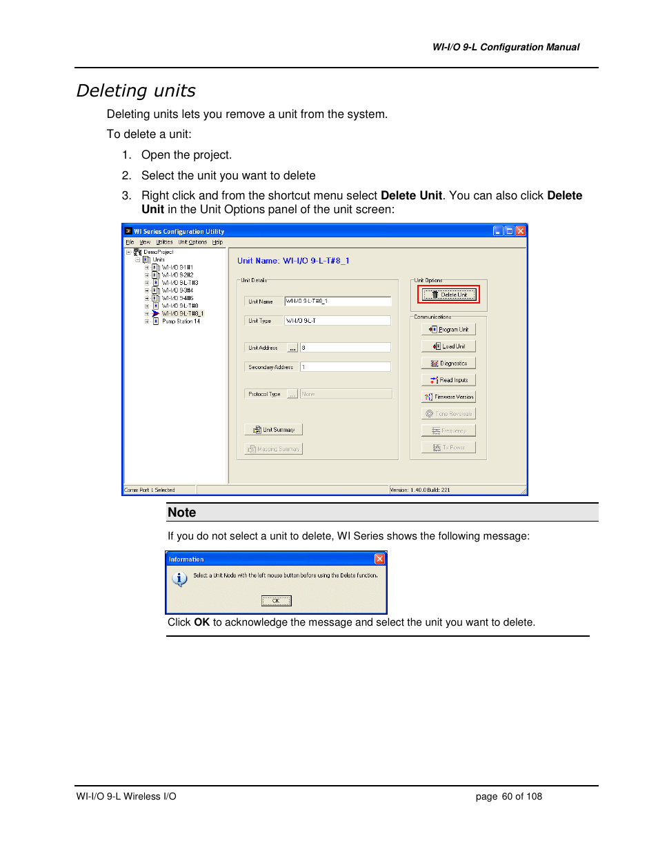 Weidmuller WI-I/O 9-L: Wireless I/O Transmitter / Receiver v1.3 User Manual | Page 60 / 108