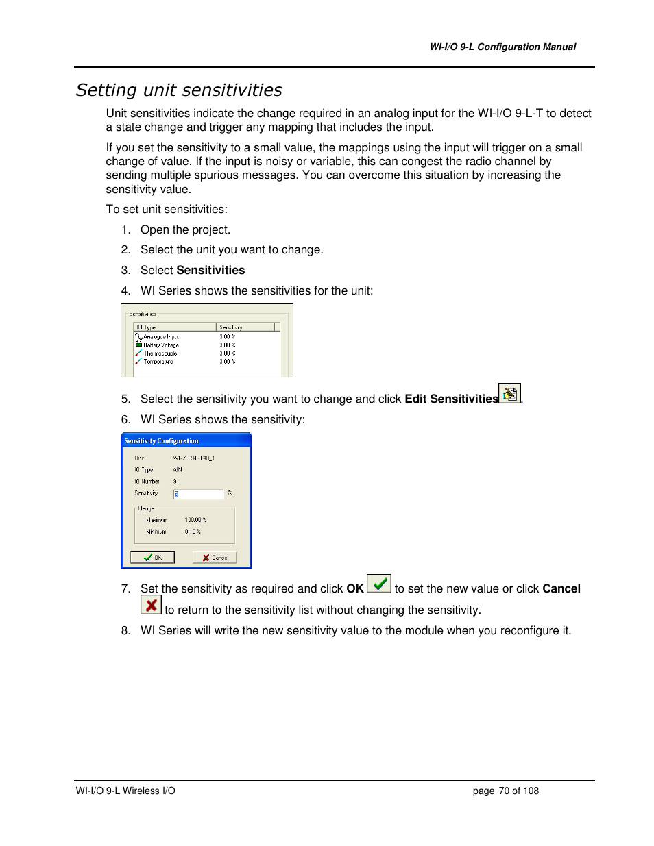 Weidmuller WI-I/O 9-L: Wireless I/O Transmitter / Receiver v1.3 User Manual | Page 70 / 108