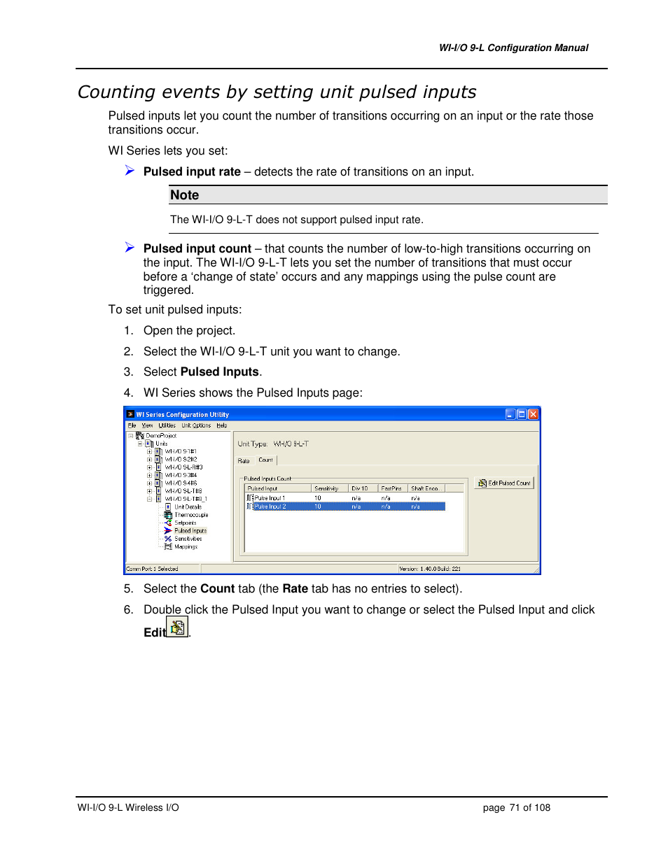 Weidmuller WI-I/O 9-L: Wireless I/O Transmitter / Receiver v1.3 User Manual | Page 71 / 108