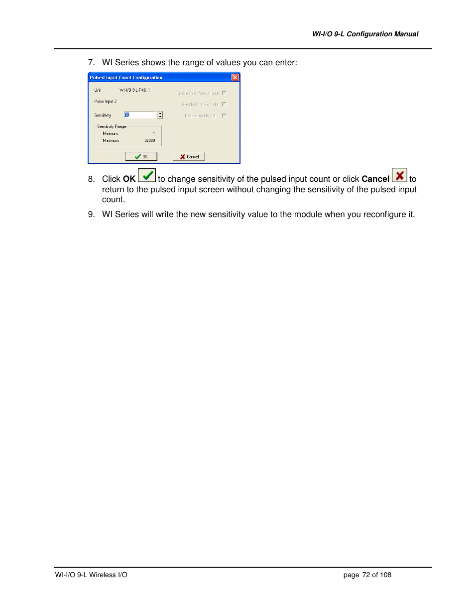 Weidmuller WI-I/O 9-L: Wireless I/O Transmitter / Receiver v1.3 User Manual | Page 72 / 108