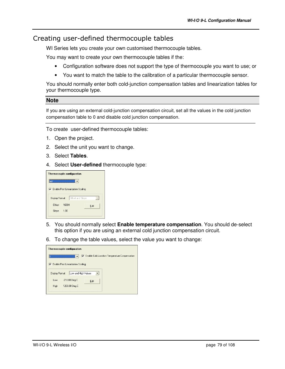 Weidmuller WI-I/O 9-L: Wireless I/O Transmitter / Receiver v1.3 User Manual | Page 79 / 108