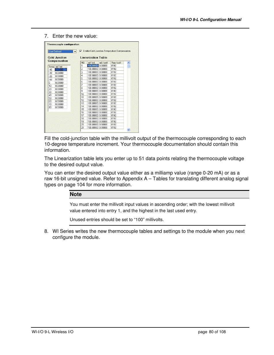 Weidmuller WI-I/O 9-L: Wireless I/O Transmitter / Receiver v1.3 User Manual | Page 80 / 108