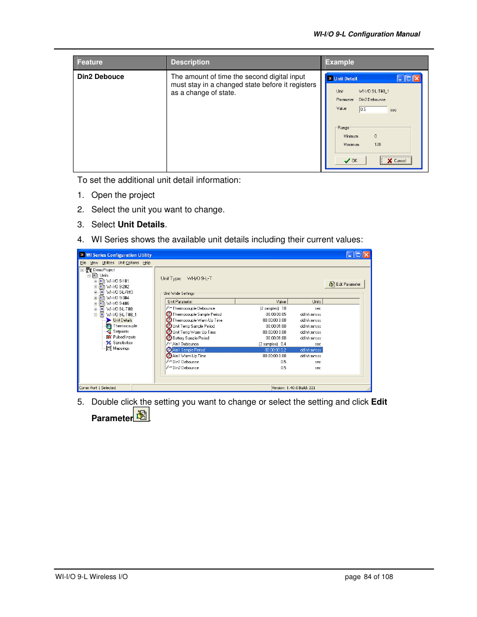 Weidmuller WI-I/O 9-L: Wireless I/O Transmitter / Receiver v1.3 User Manual | Page 84 / 108