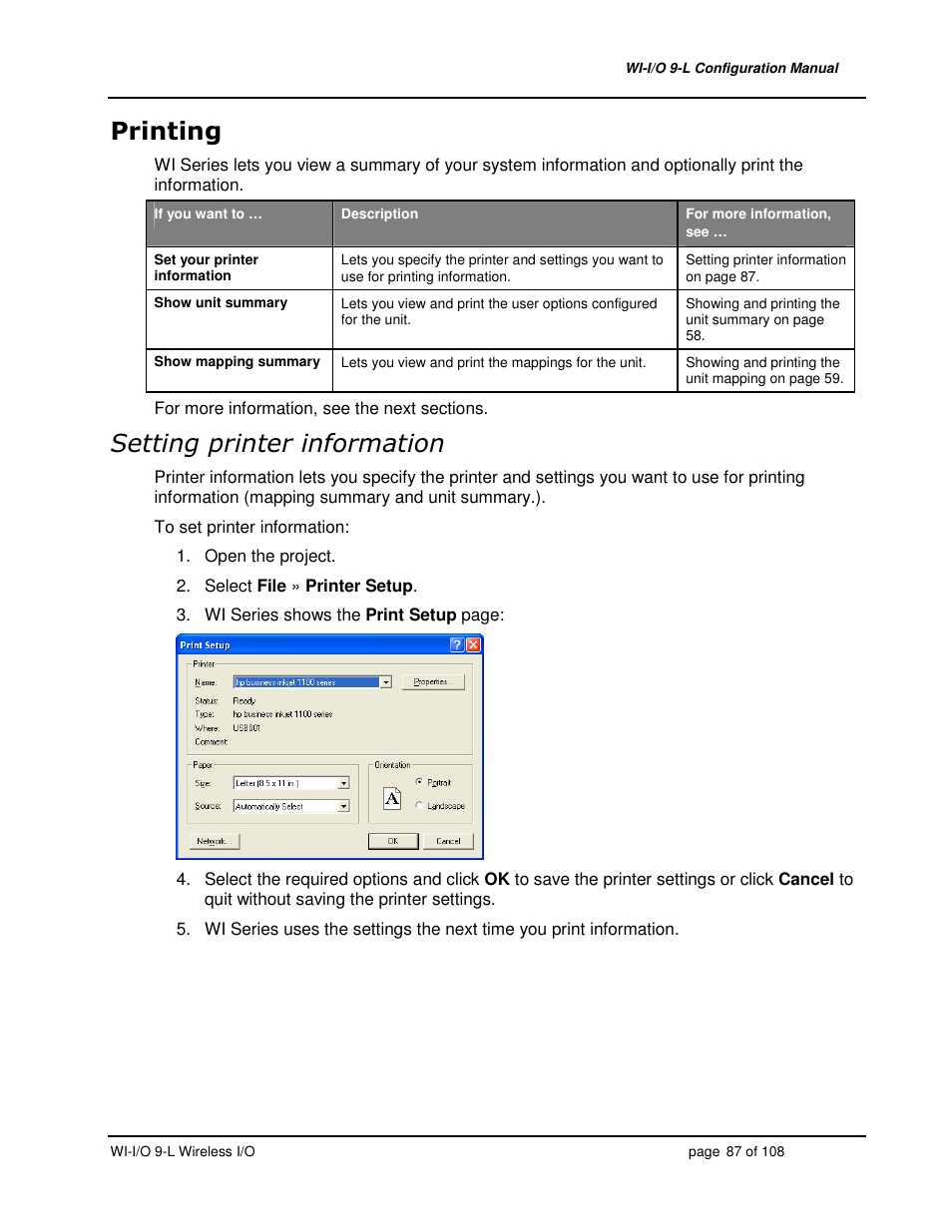 Weidmuller WI-I/O 9-L: Wireless I/O Transmitter / Receiver v1.3 User Manual | Page 87 / 108