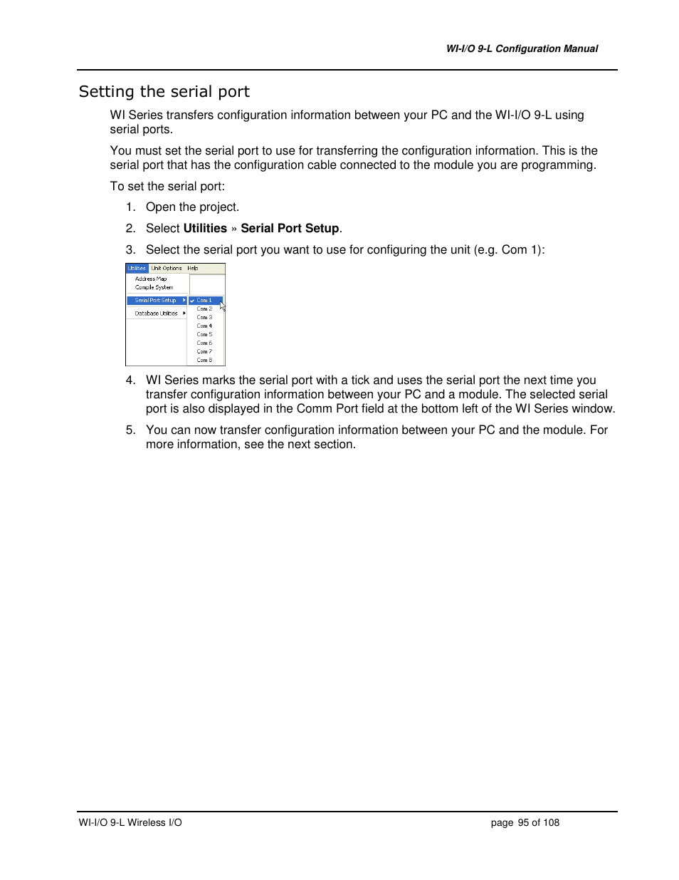 Weidmuller WI-I/O 9-L: Wireless I/O Transmitter / Receiver v1.3 User Manual | Page 95 / 108