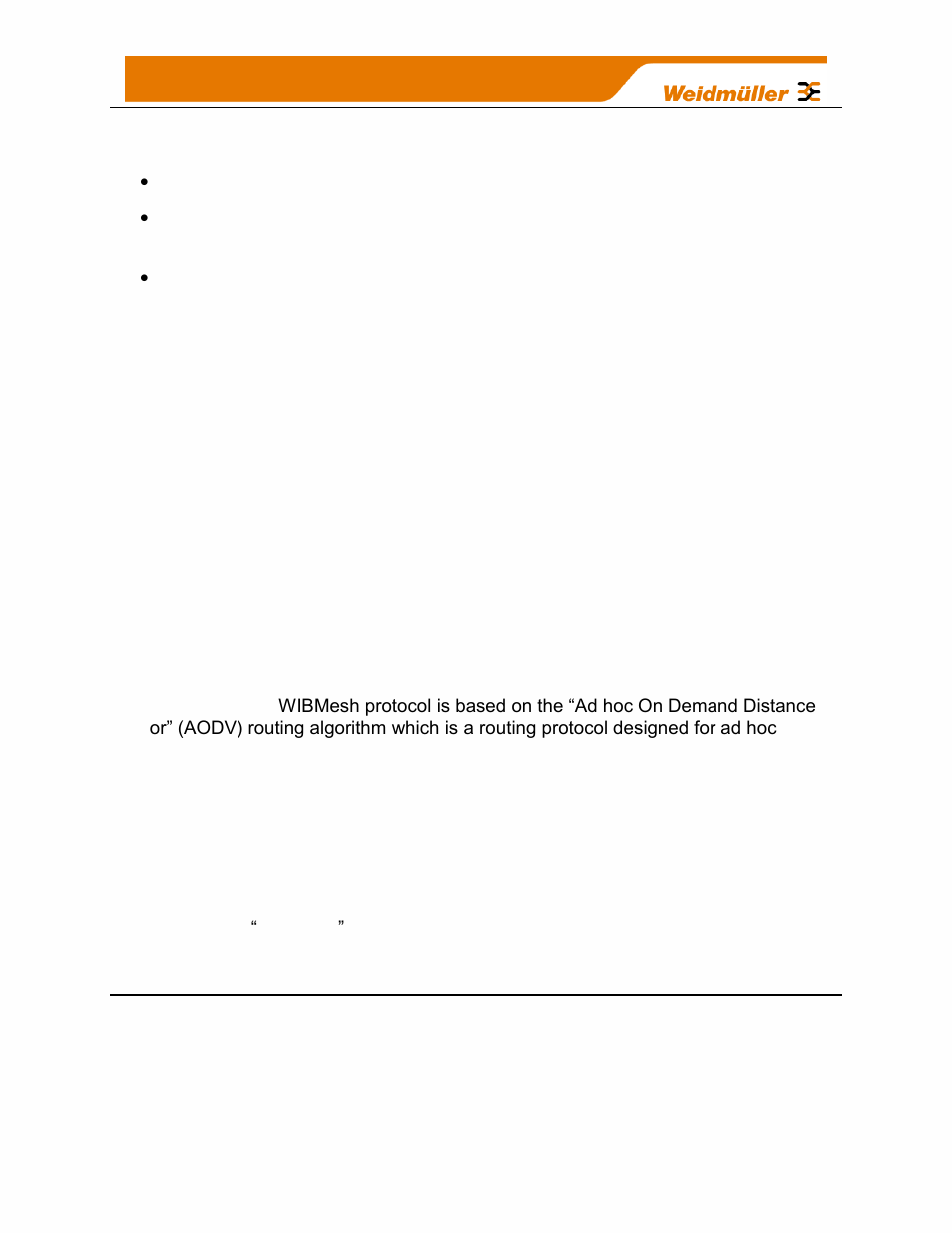2 869 mhz fixed frequency radio (eu country code), 3 meshing capability, 4 antenna | Weidmuller WI-I/O-9-U2: Wireless Mesh I/O & Gateway User Manual V1.2.2 User Manual | Page 22 / 126
