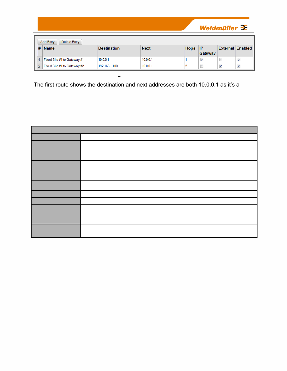 Figure 71, Mesh fixed route#2 routing rules | Weidmuller WI-I/O-9-U2: Wireless Mesh I/O & Gateway User Manual V1.2.2 User Manual | Page 85 / 126