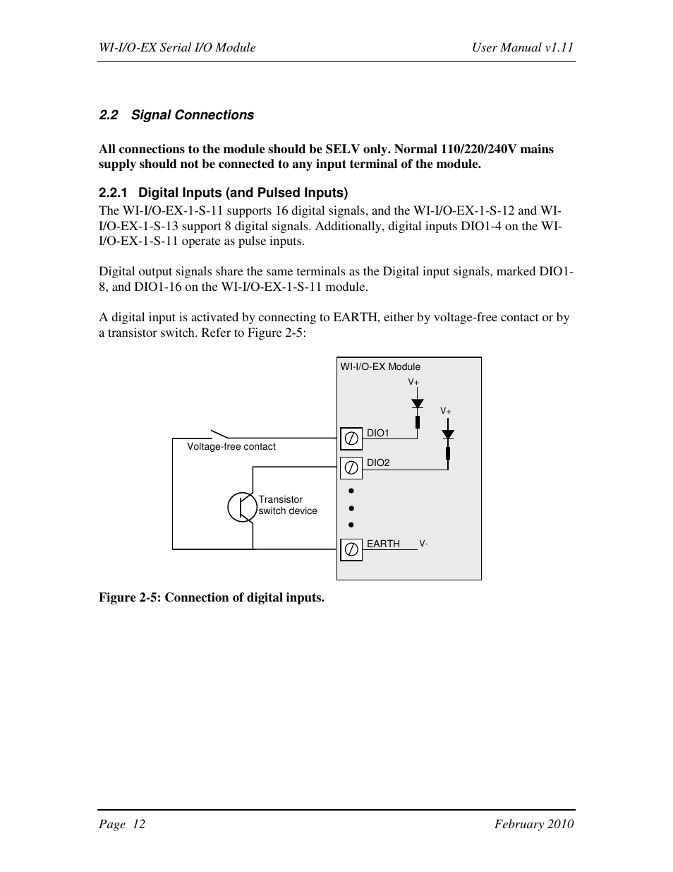Weidmuller WI-I/O-EX: Wireless I/O Expansion Modules v1.11 User Manual | Page 12 / 55
