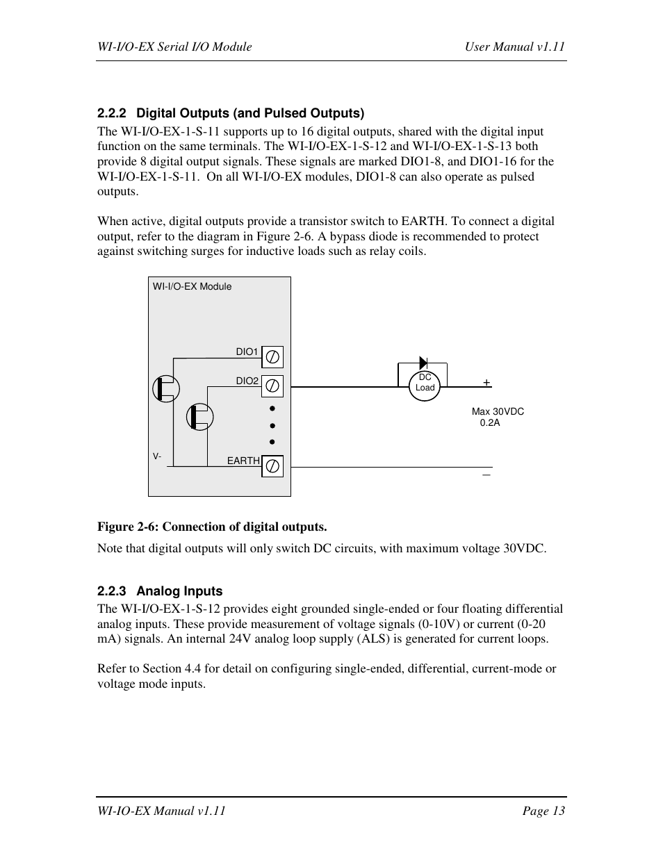Weidmuller WI-I/O-EX: Wireless I/O Expansion Modules v1.11 User Manual | Page 13 / 55