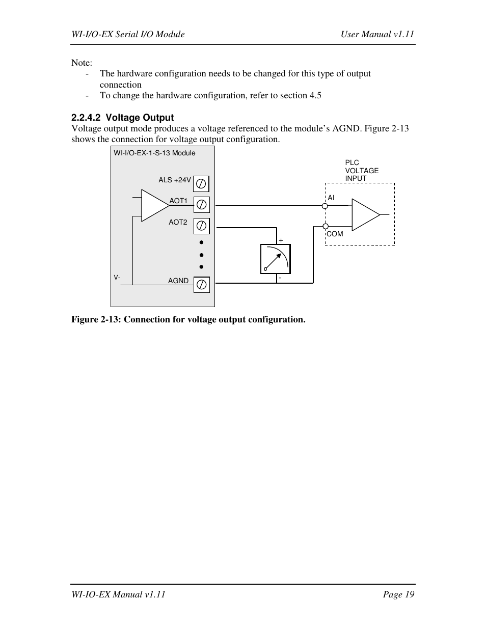 Weidmuller WI-I/O-EX: Wireless I/O Expansion Modules v1.11 User Manual | Page 19 / 55