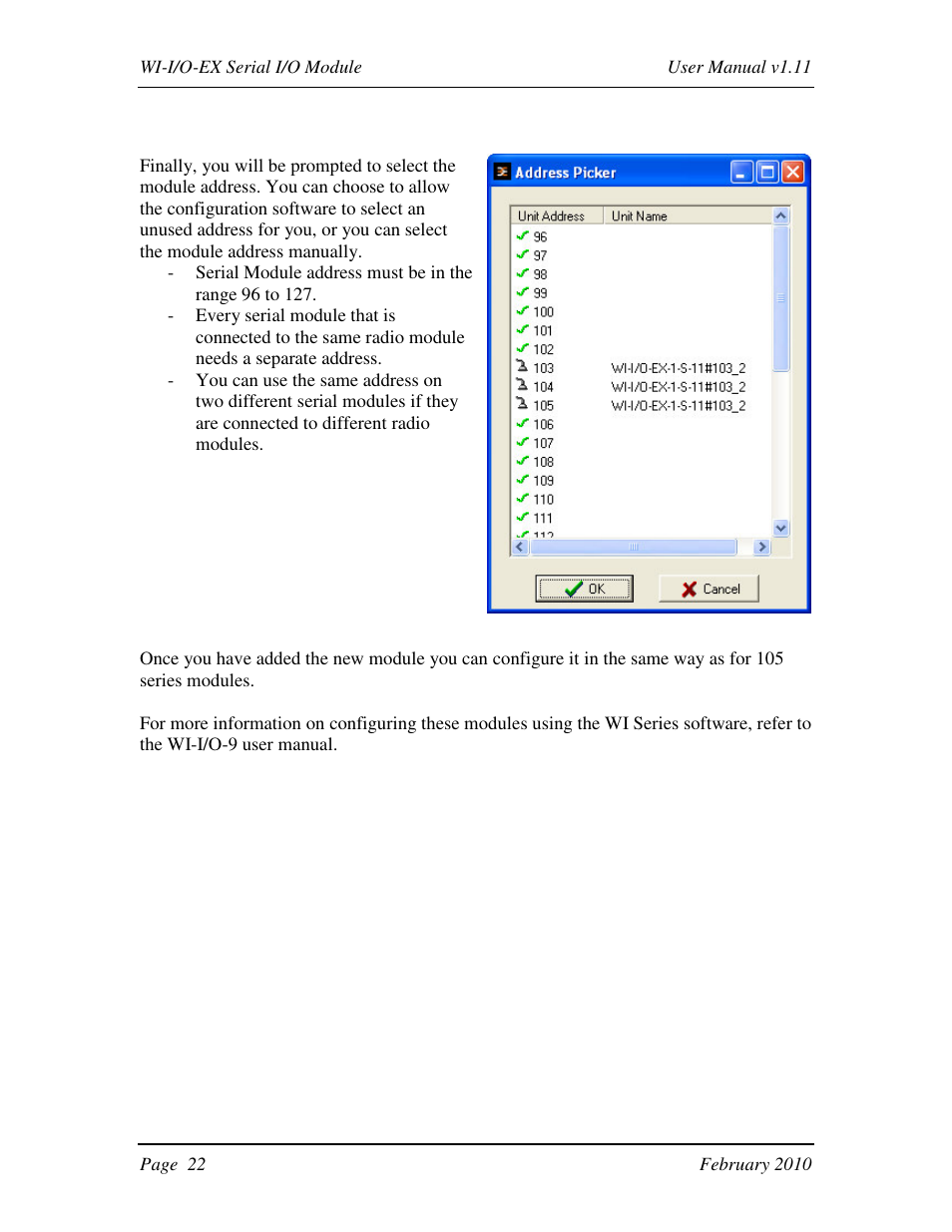 Weidmuller WI-I/O-EX: Wireless I/O Expansion Modules v1.11 User Manual | Page 22 / 55