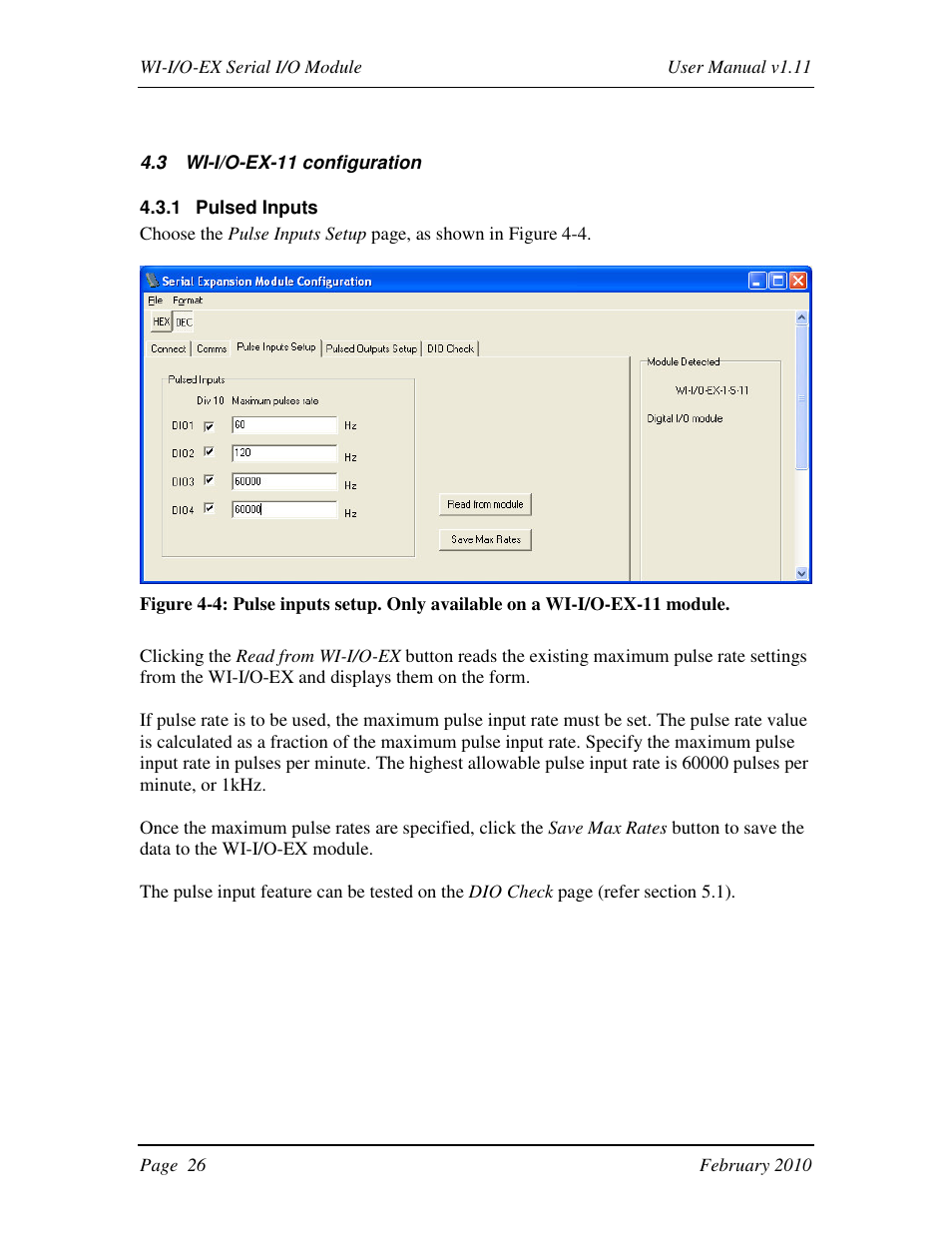 Weidmuller WI-I/O-EX: Wireless I/O Expansion Modules v1.11 User Manual | Page 26 / 55