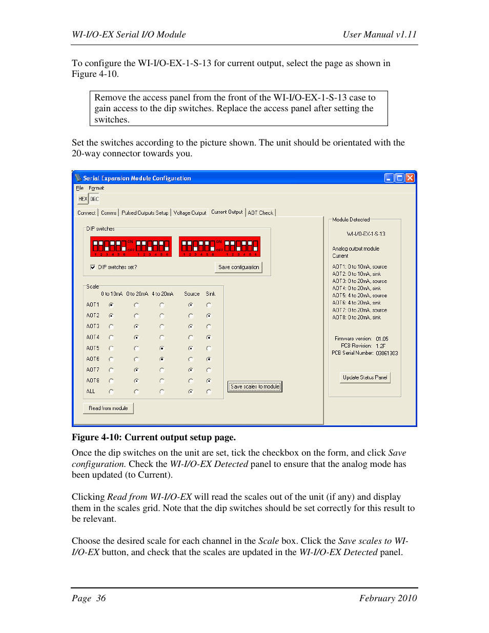 Weidmuller WI-I/O-EX: Wireless I/O Expansion Modules v1.11 User Manual | Page 36 / 55
