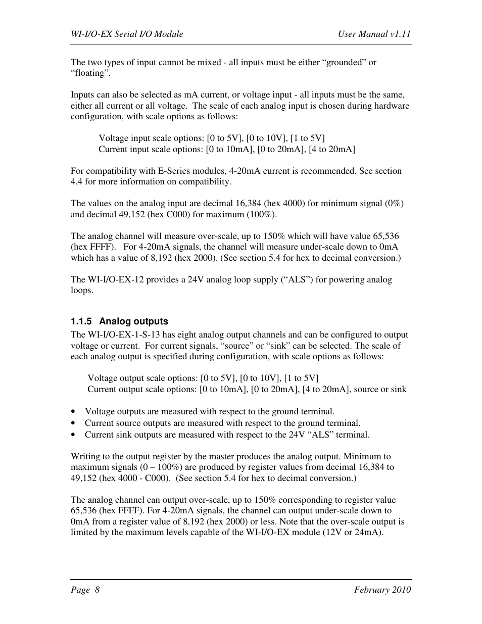 Weidmuller WI-I/O-EX: Wireless I/O Expansion Modules v1.11 User Manual | Page 8 / 55