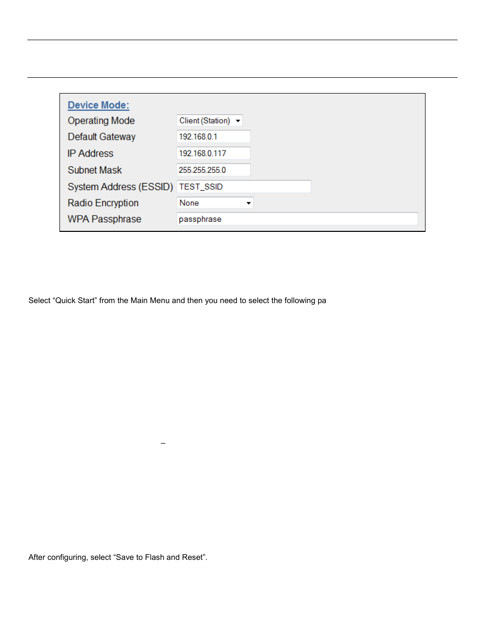 Uick, Tart, 3 - quick start | Weidmuller WI-MOD-945-E: 900Mhz Wireless Ethernet & Device Server v2.16 User Manual | Page 29 / 114