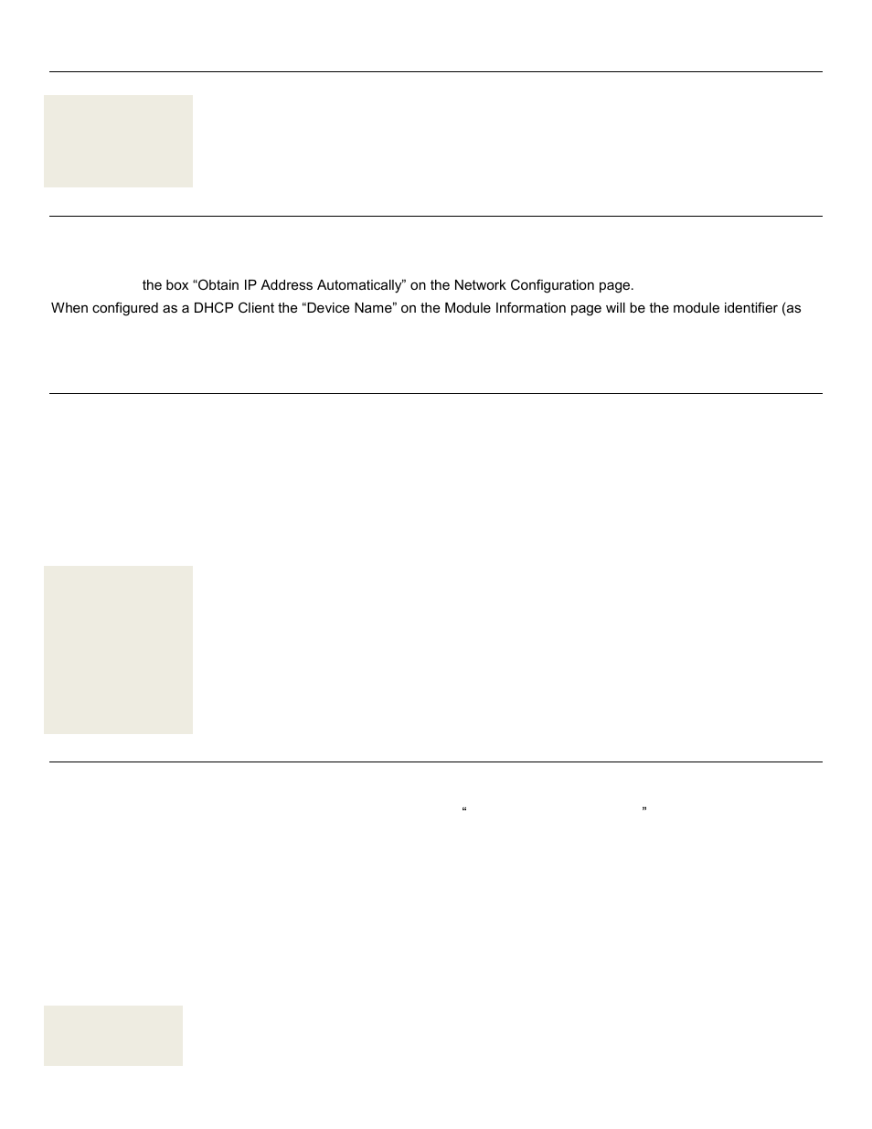 Dhcp, Lient, Onfiguration | Erver, Server configuration, 19 - dhcp client configuration, 20 - dhcp server configuration, 21 - dns server configuration | Weidmuller WI-MOD-945-E: 900Mhz Wireless Ethernet & Device Server v2.16 User Manual | Page 65 / 114