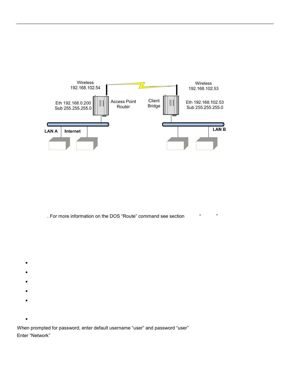 Connecting two separate networks together | Weidmuller WI-MOD-945-E: 900Mhz Wireless Ethernet & Device Server v2.16 User Manual | Page 75 / 114